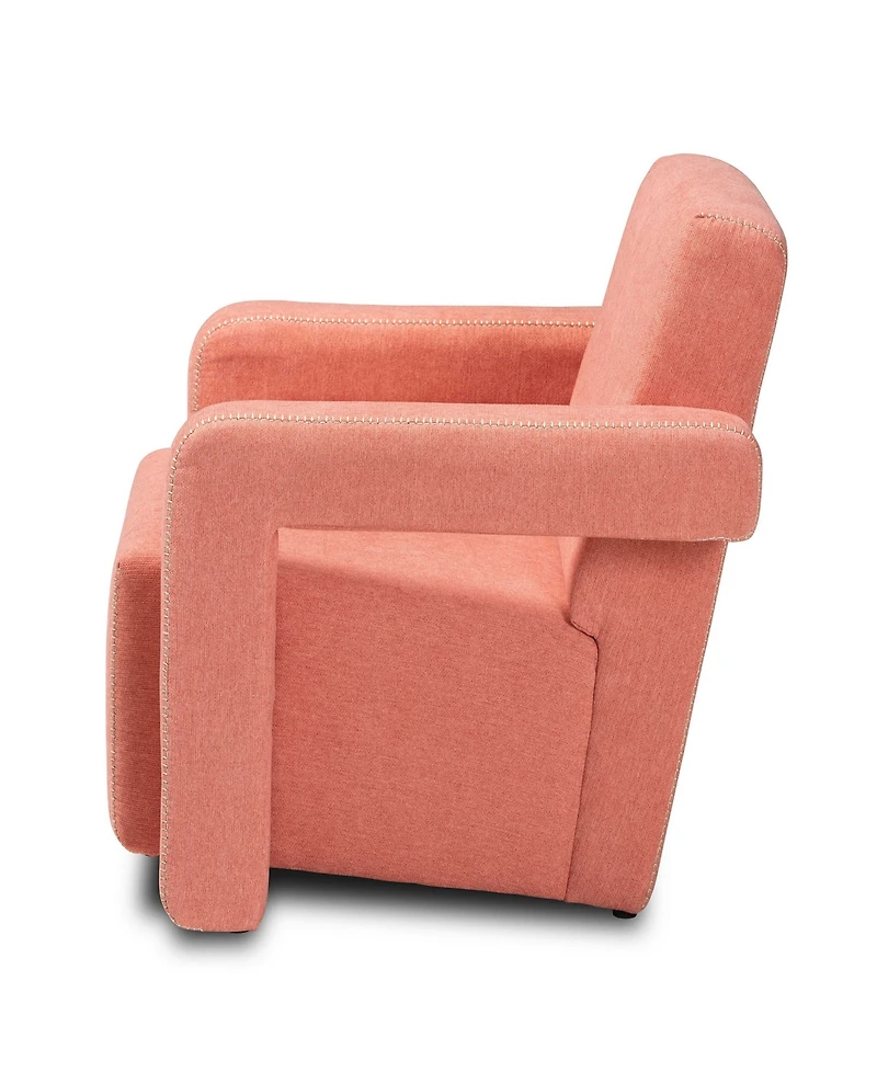 Baxton Studio 30.7" Madian Modern and Contemporary Upholstered Armchair