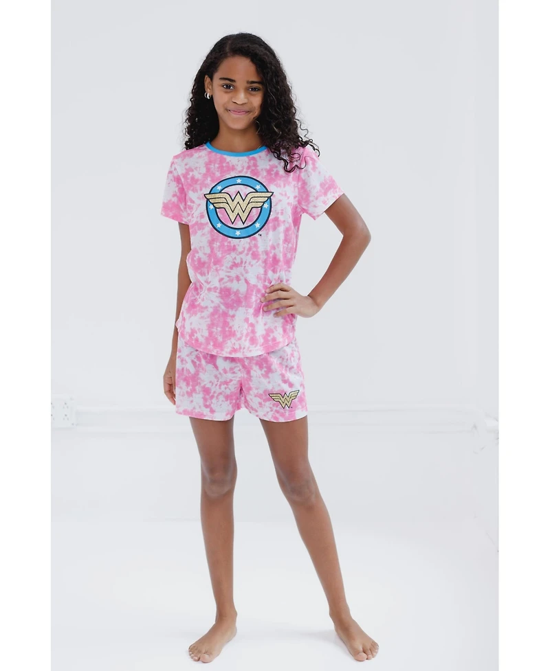 Justice League Toddler Girls Dc Comics Wonder Woman Pajama Shirt and Shorts