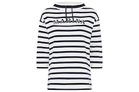 Olsen Women's Nautical Striped Jersey Top