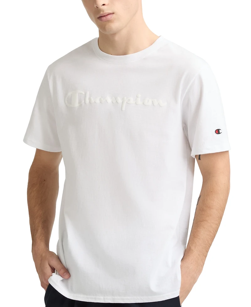 Champion Men's Classic Logo Crewneck Short-Sleeve T-Shirt