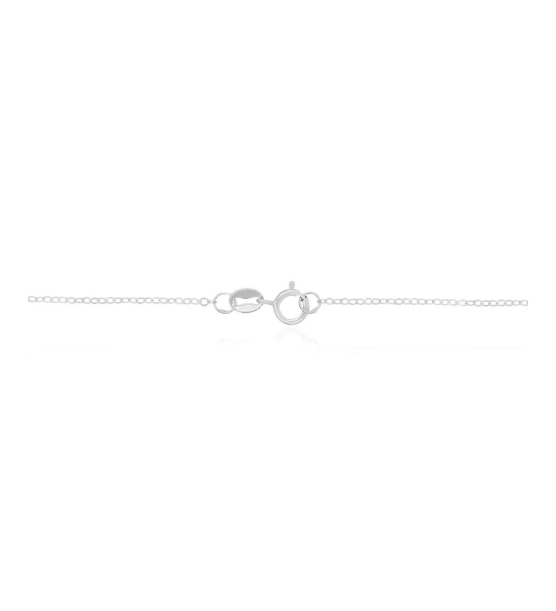 The Lovery Scribble Heart Necklace 14K White Gold