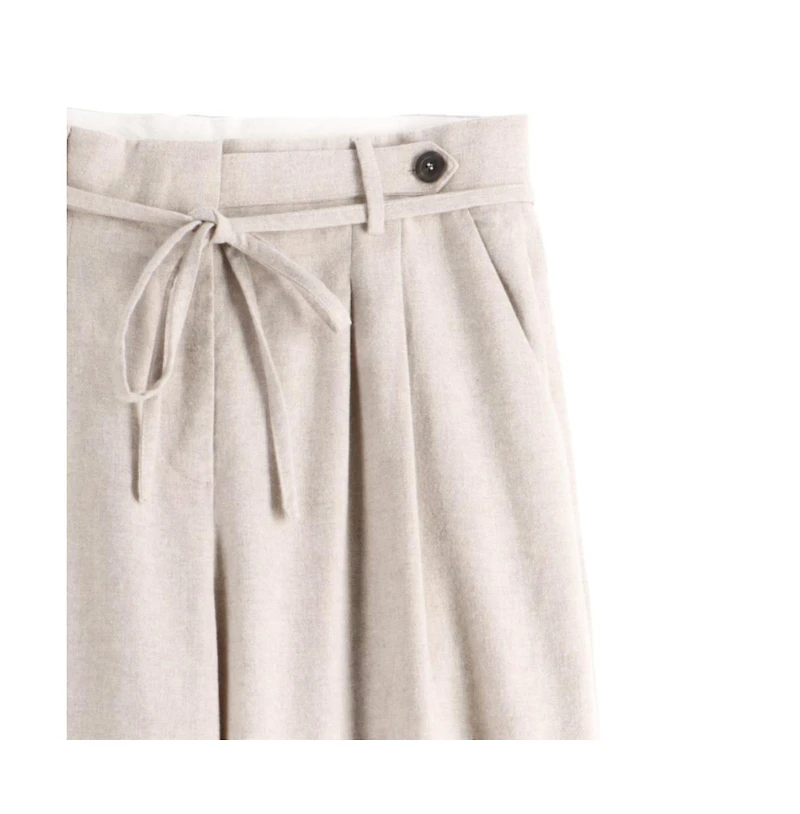 Alohas Women's Meran Cream Trousers