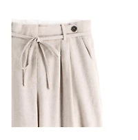 Alohas Women's Meran Cream Trousers