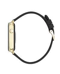 Anne Klein Women's Connect It Stellar Smartwatch with Gold-Tone Stainless Steel Mesh and Silicone Band