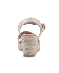 Sam Edelman Little and Big Girls Lucia Band Espadrille Wedge Sandals