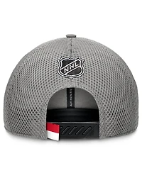 Fanatics Men's Gray Columbus Blue Jackets Authentic Pro Home Ice Trucker Adjustable Hat