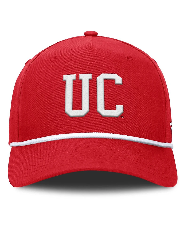 Fanatics Men's Red Cincinnati Bearcats Foul Ball Rope Adjustable Hat