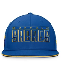 Fanatics Men's Royal Buffalo Sabres Fundamental Gino Stack Snapback Hat