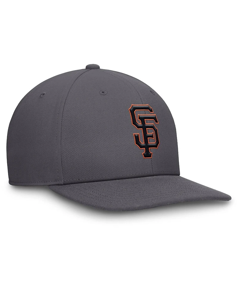 Nike Men's Gray San Francisco Giants Pro Performance Snapback Hat