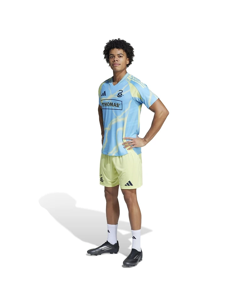 Adidas Men's Yellow Philadelphia Union Away 2025 The Voltage Kit Authentic Shorts