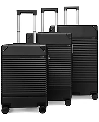 Elle Belleville 3-Piece Expandable Retro Spinner Luggage Set