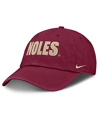 Nike Men's and Women's Garnet Florida State Seminoles Local Club Adjustable Hat