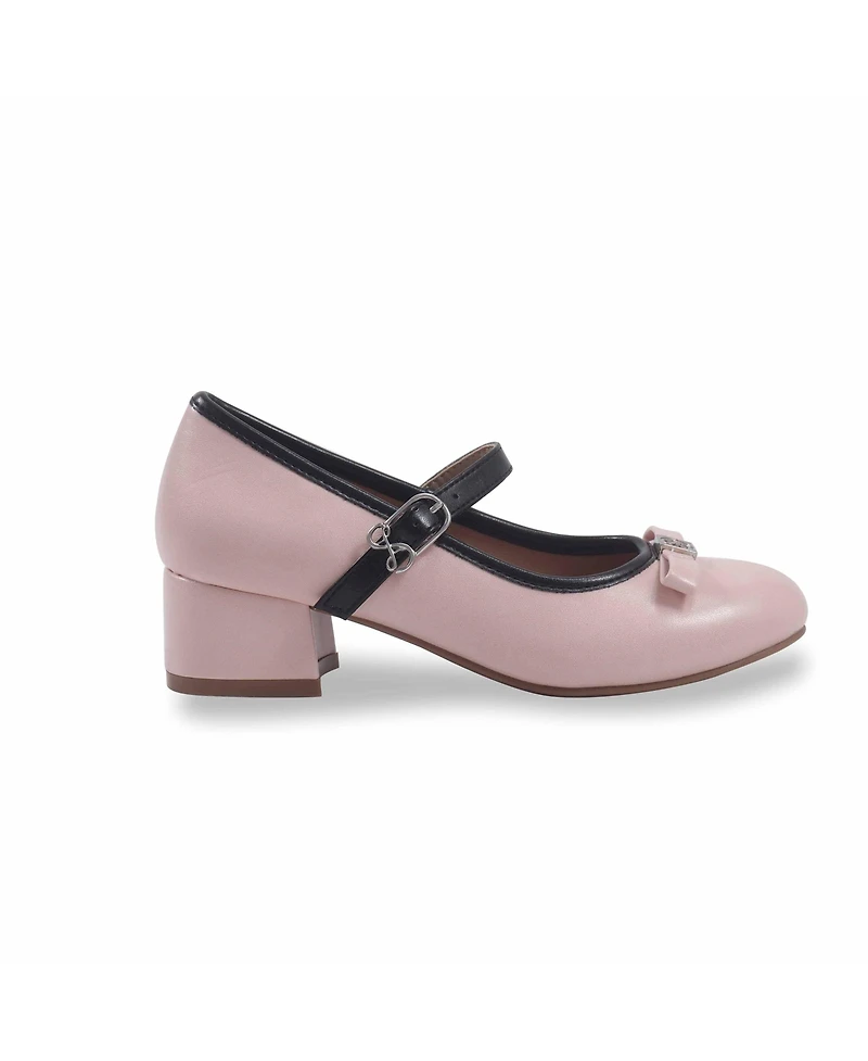 Sam and Libby Little Big Girls Almond Toe Dress Shoe