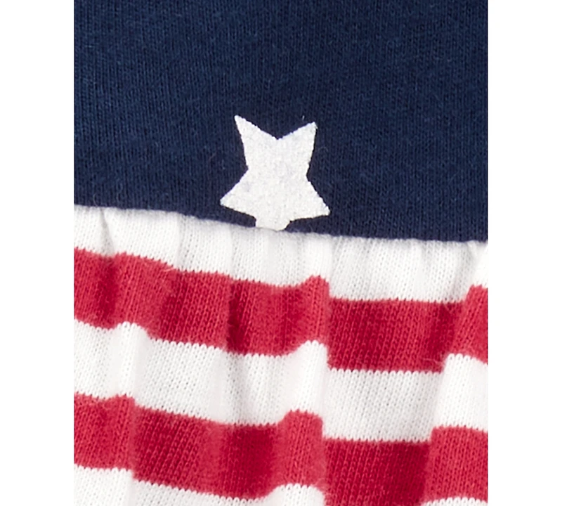 Carter's Baby Girls July 4th American Flag Sunsuit