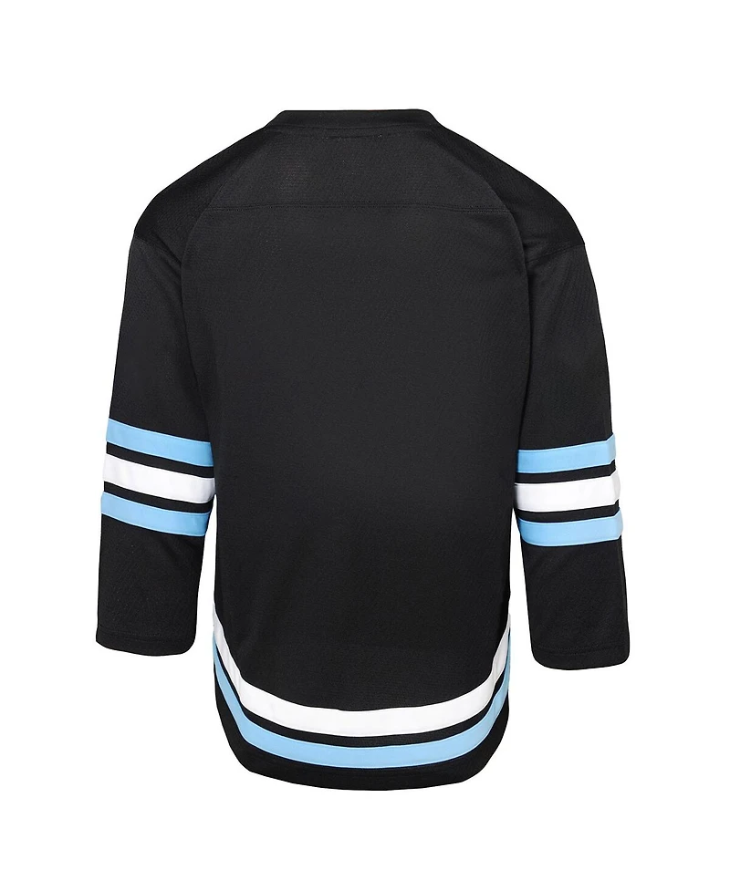 Outerstuff Big Boys and Girls Black Utah Hockey Club Replica Jersey