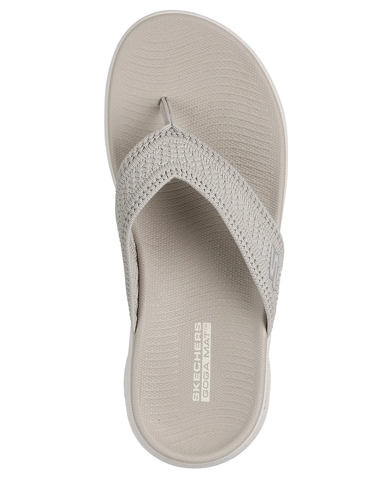 Skechers Women's Go Walk Flex Flip-Flop Thong Sandals from Finish Line