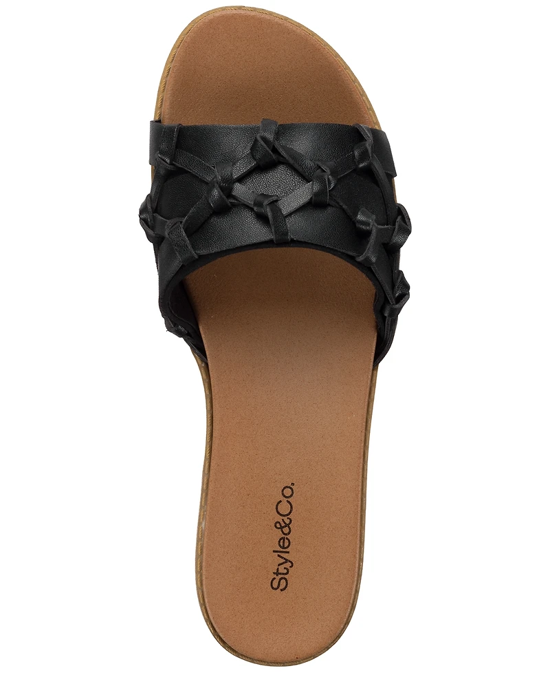 Style & Co Women's Micahh Flat Sandals, Exclusively at Macy's