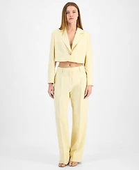 Boss Orange Women's Cropped One-Button Blazer