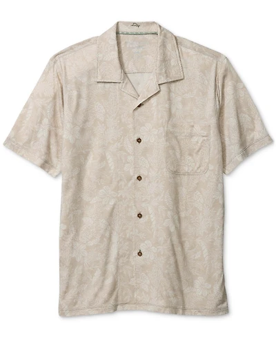 Tommy Bahama Men's Vista Mar Leaf-Pattern Linen Blend Shirt
