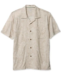 Tommy Bahama Men's Vista Mar Leaf-Pattern Linen Blend Shirt