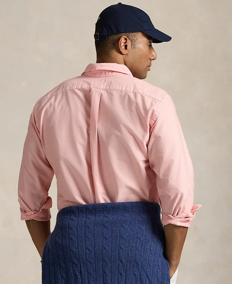 Polo Ralph Lauren Men's Big & Tall Mineral-Dyed Oxford Shirt