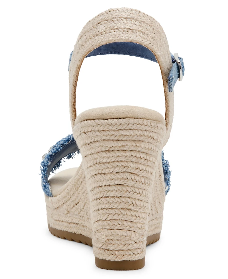 Anne Klein Women's Wilton Embellished Espadrille Wedge Sandals