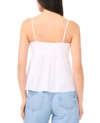 1.state Women's Cotton Tie-Front Camisole