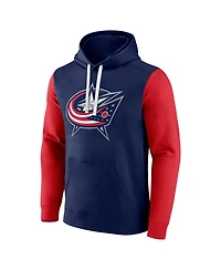 Fanatics Men's Navy Columbus Blue Jackets Team Pullover Hoodie