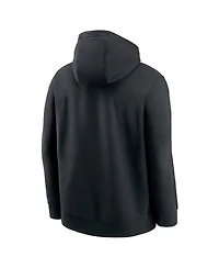 Nike Men's Black Cincinnati Bengals Rewind Club Logo Pullover Hoodie