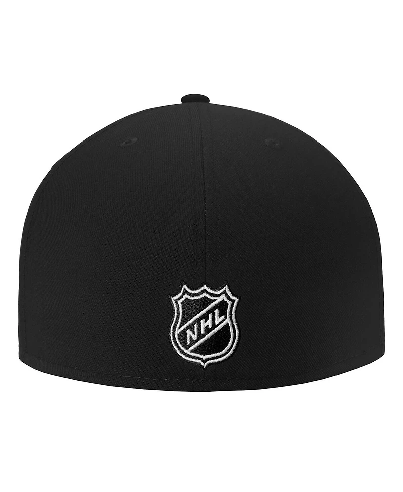 Fanatics Men's Black Los Angeles Kings Core Fitted Hat