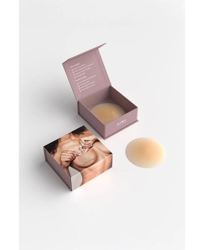 Nood Women's Grippies No-Show Reusable Non-Adhesive Nipple Covers
