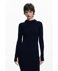 Desigual Women's Fitted dress with hood
