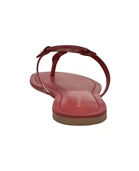 Tommy Hilfiger Women's Litzy Logo T-Strap Flat Sandals