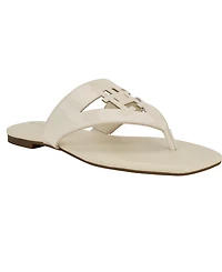 Tommy Hilfiger Women's Tremmy Cutout Logo Flat Thong Sandals