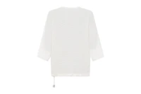 Olsen Women's Embellished Waffle Knit Pullover
