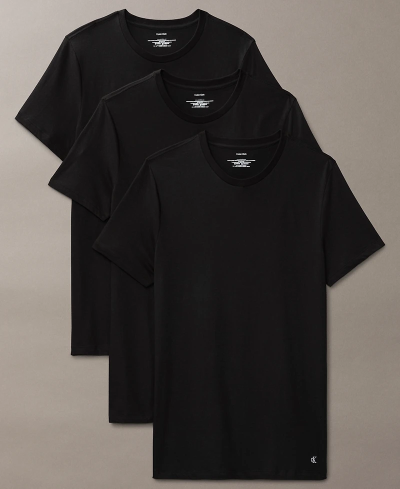 Calvin Klein Men's 3-Pack Cotton Classics Crewneck T-Shirts