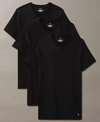 Calvin Klein Men's 3-Pack Cotton Classics Crewneck T-Shirts