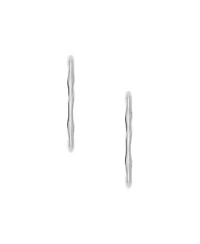 Skagen Women's Moderne Stak Silver-Tone Stainless Steel Hoop Earrings