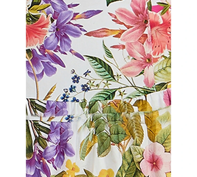 Juniors' 2-Pc. Floral-Print Cotton Dress Set, Created for Macy's