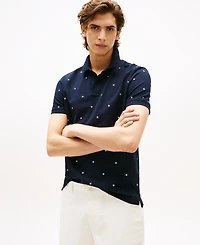 Tommy Hilfiger Men's All Over Star Print Polo Shirt