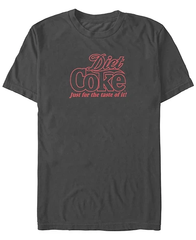 Coca-Cola Men's Diet Coke Outline Short Sleeve T-Shirt