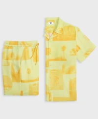 Mode Of One Mens Photoreal Collage Button Up Shirt Shorts Exclusively At Macys