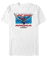 Marvel Men's Sam Captain America Short Sleeve T-Shirt