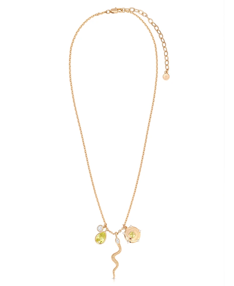 Ettika Serpentina Snake Inspired Charm Necklace