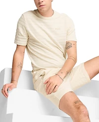 Puma Men's Ess Elevated Regular-Fit Textured Stripe T-Shirt