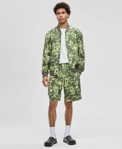 Mode Of One Mens Regular Fit T Shirt Abstracted Floral Regular Fit Printed Bomber Jacket Abstracted Floral Regular Fit Printed 9 Cargo Shorts Macys Exclusive