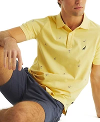 Nautica Men's Short Sleeve Cocktail Print Polo Shirt