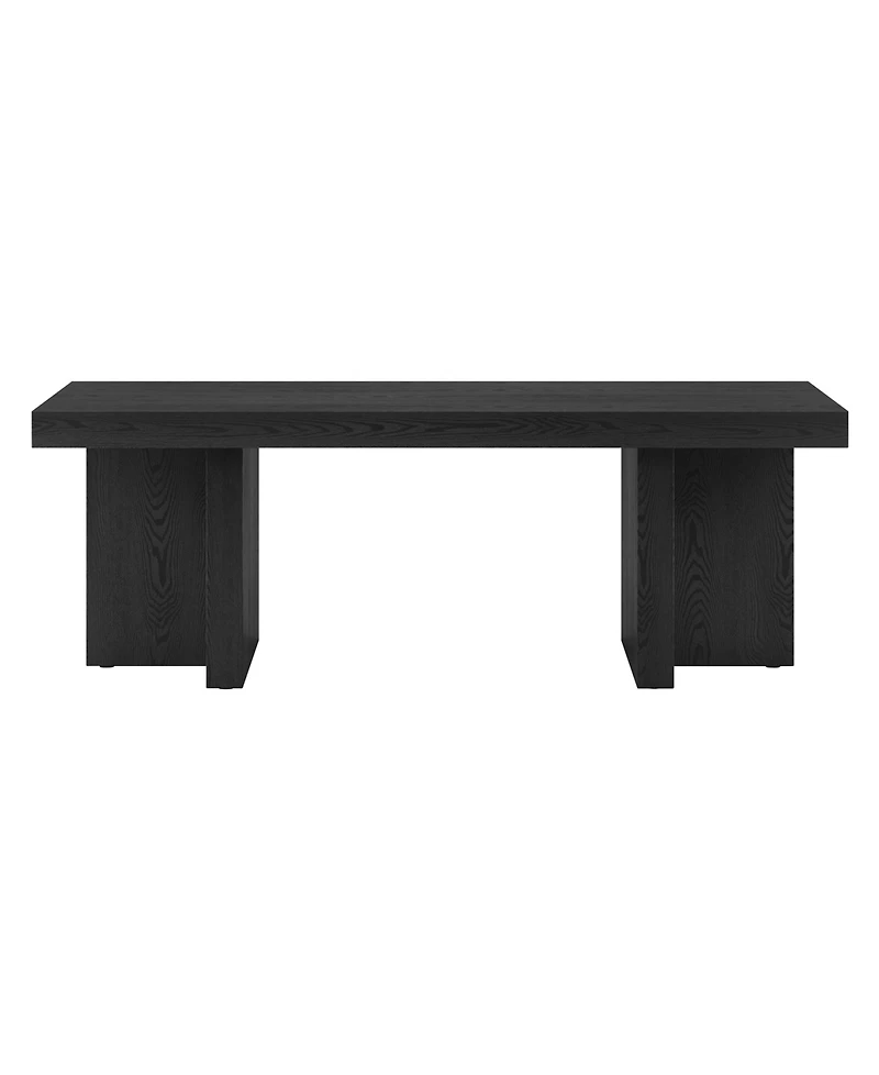 Hudson & Canal 44" Dimitra Wide Rectangular Coffee Table