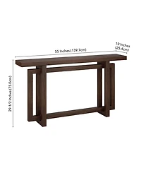 Hudson & Canal 55" Breslow Wide Rectangular Console Table
