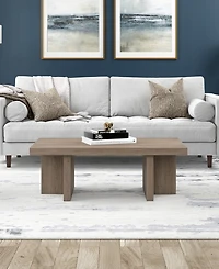 Hudson & Canal 44" Dimitra Wide Rectangular Coffee Table